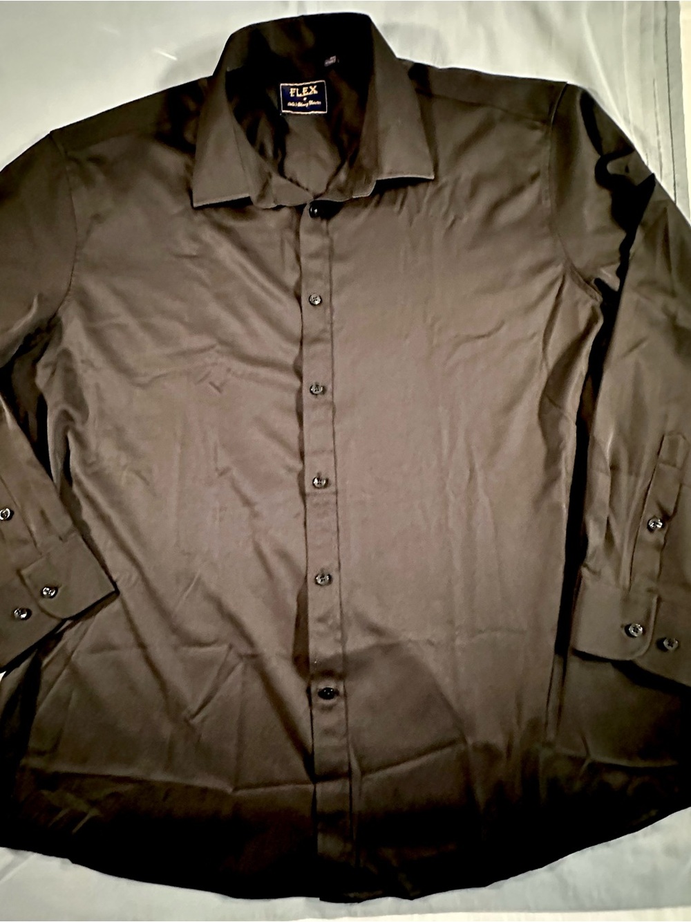 Men's Black business/ Dress Shirt tailored, Italian, classy, elegant party, Y2K
